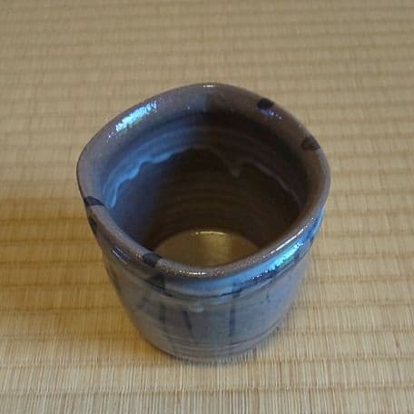 A 37 茶道 火入 絵唐津・中里重利 ( 新品未使用品 )
