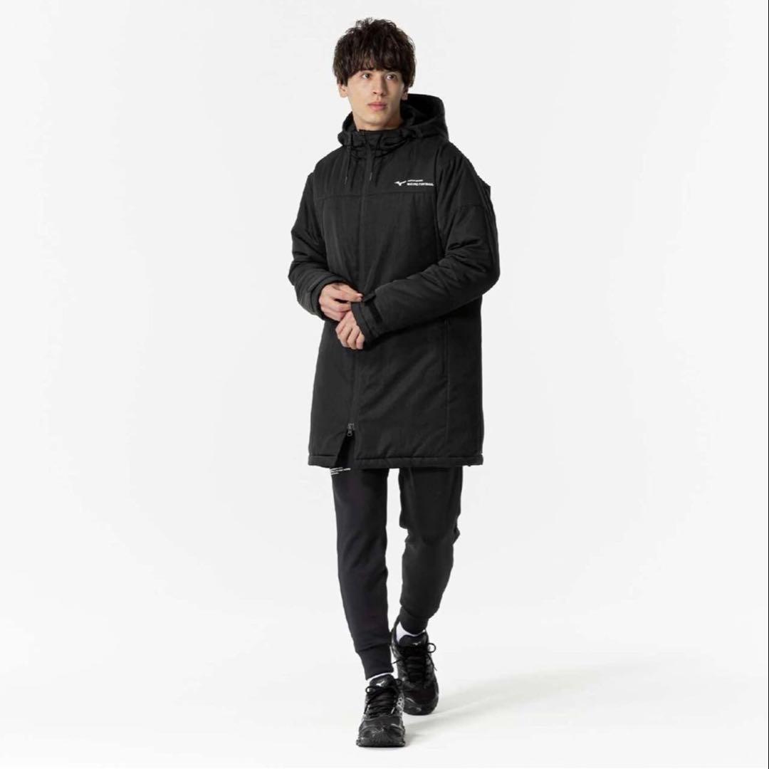 美品 MIZUNO ミズノ フィールドコート P2MEB565 ハーフコート Ｓ