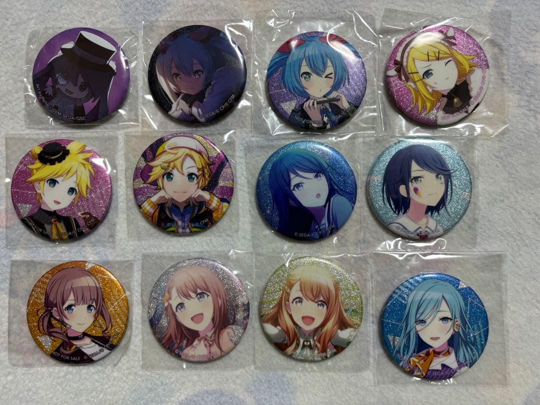 プロセカ　缶バッジ　バナーバッジ　称号バッジ　まとめ売り