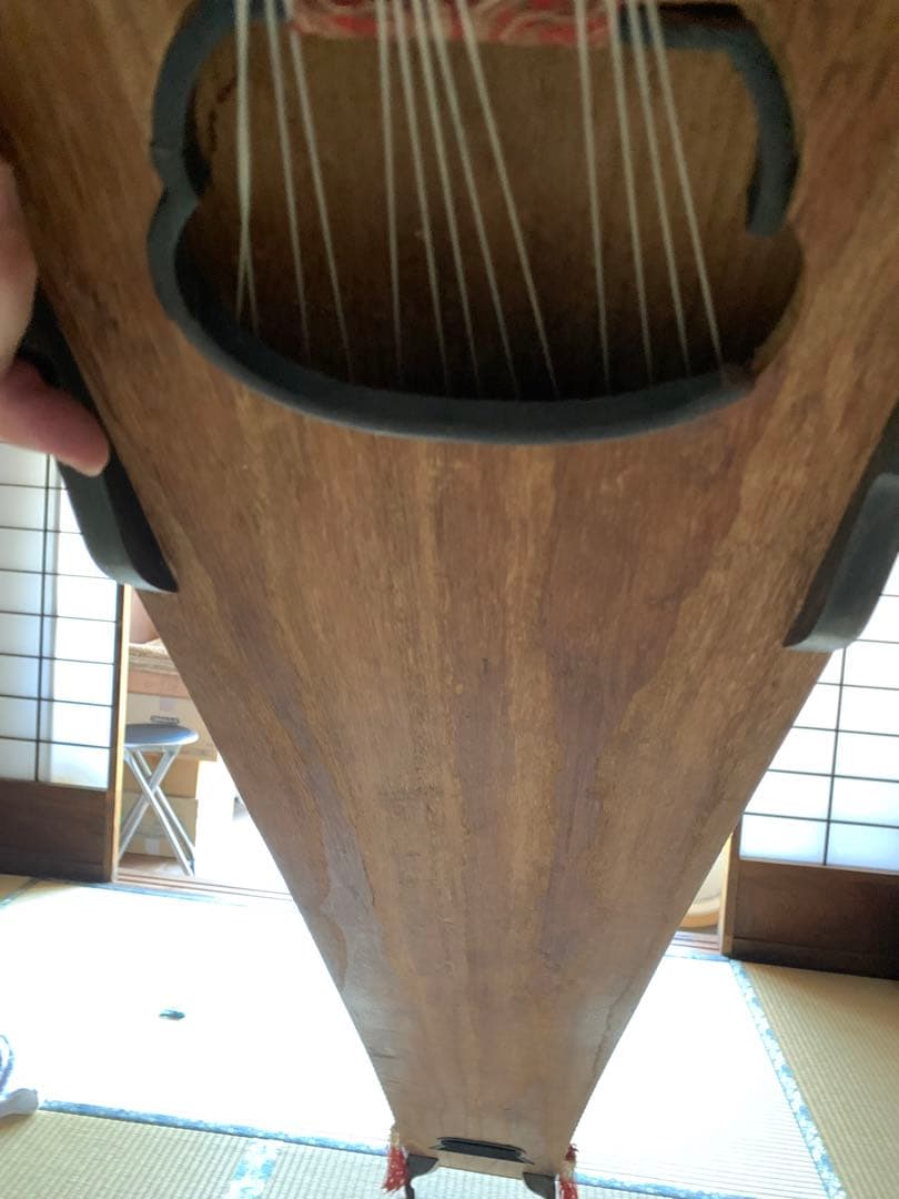 13弦琴　骨董品　アンティーク