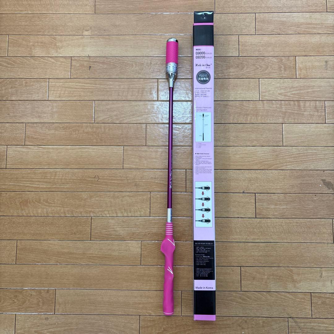 ゴルフスイングトレーナー　ピンク