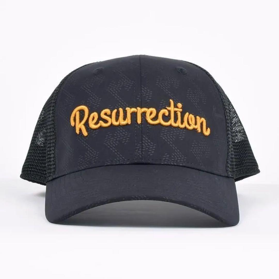 レザレクション GMエンボスメッシュキャップ / ブラックBE12CAP03