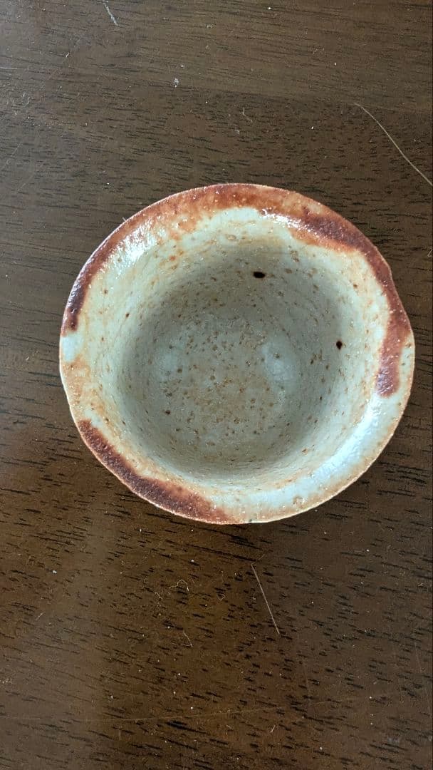 削除前値下げ！お急ぎ下さい。萩焼。陶器製酒器 独特な形状