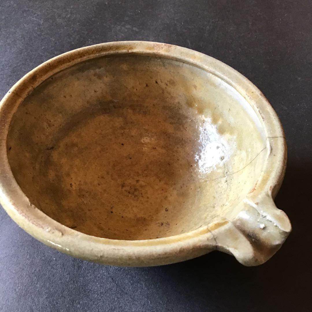 江戸時代片口　小皿　セット　味のある古い焼き物です。