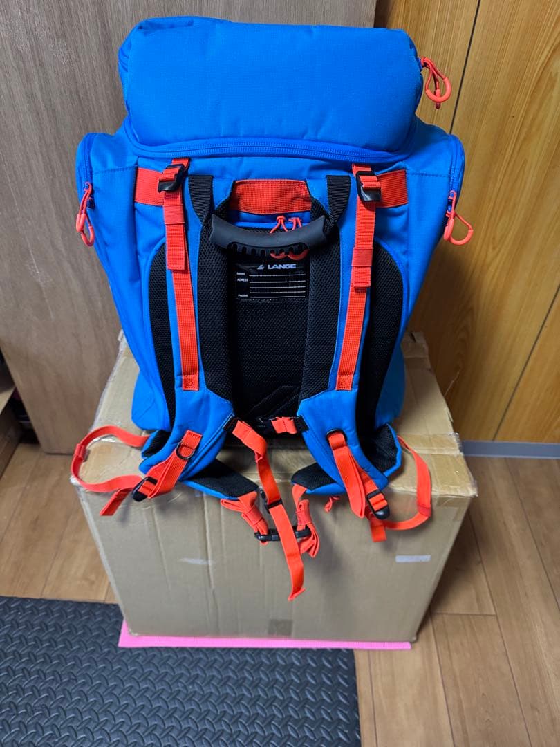 LANGE スキー用バックパック 青