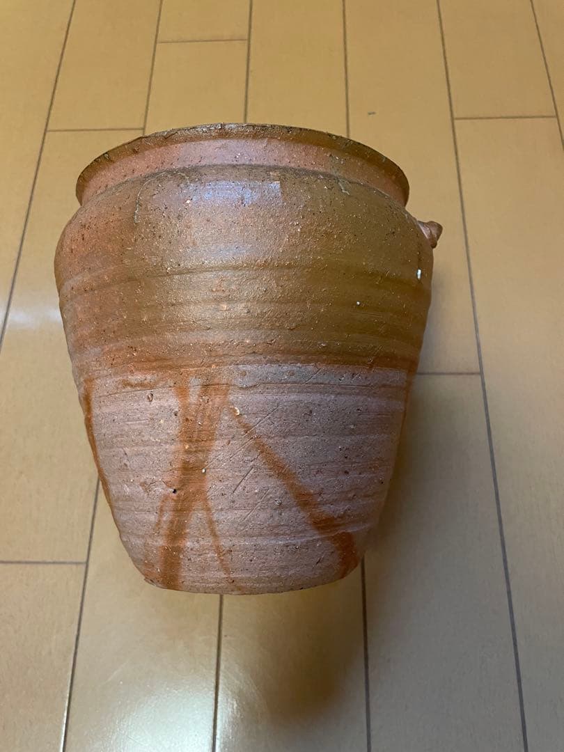 森陶岳　水差　種壺　たねつぼ　備前　寒風大窯　共箱あり