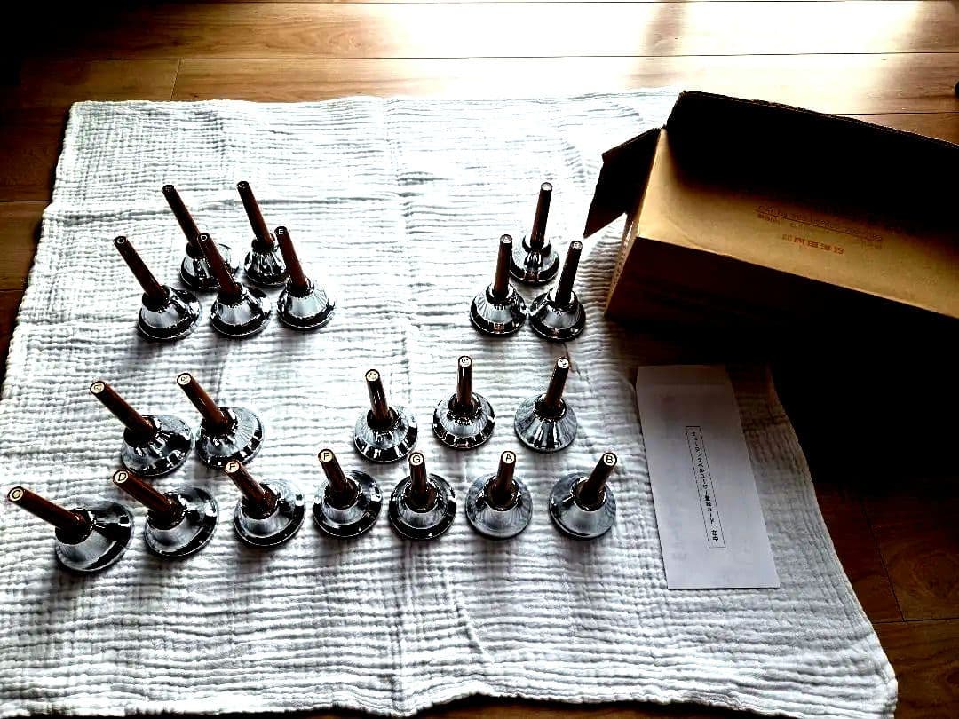 ハンドベル 20個セット 音階付き