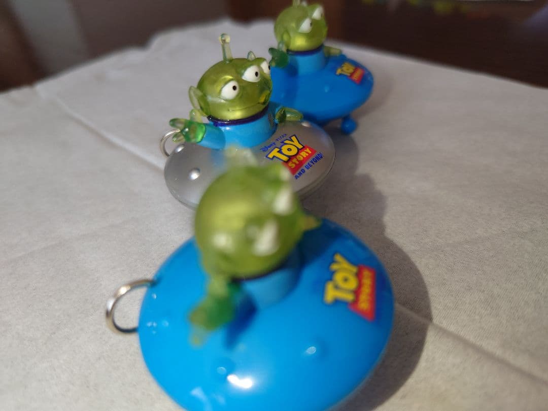 トイストーリー リトルグリーンメン 光る着信ストラップ UFO