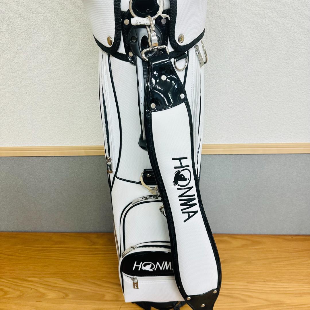 HONMA キャディーバッグ CB-12016 ホワイト/ブラック