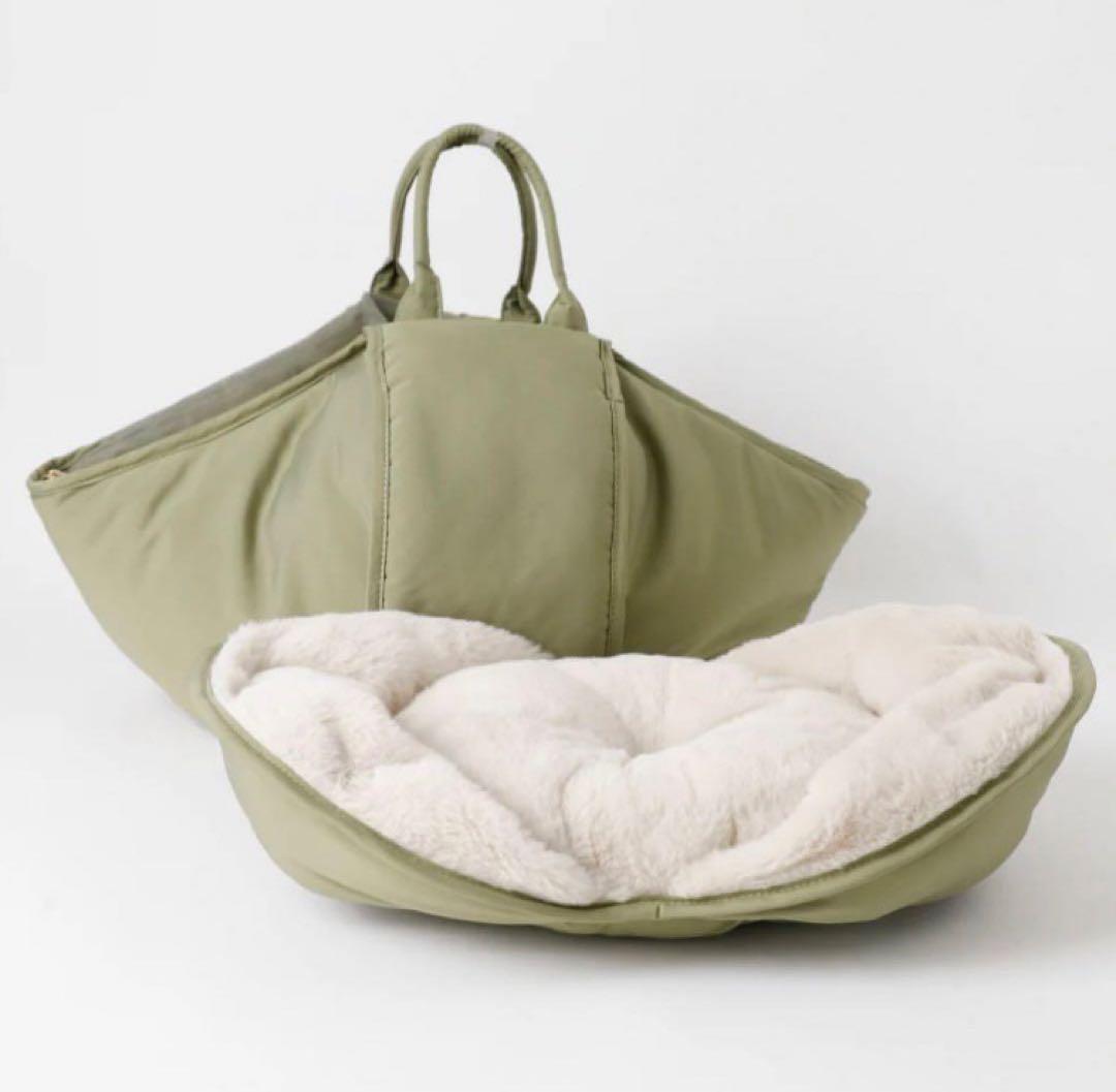 【monchéri】　モンシェリ キャリーバッグ　スリングタイプ　ベージュ