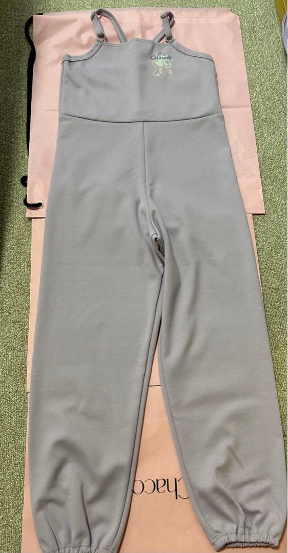 チャコット　オールインワン　120 キッズ　ジュニア　ピンク　サロペット　バレエ