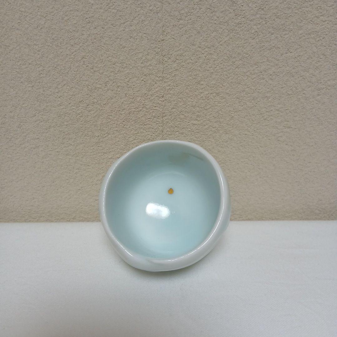 【酒器】水の詩ぐい呑　美濃焼　加藤洋二作