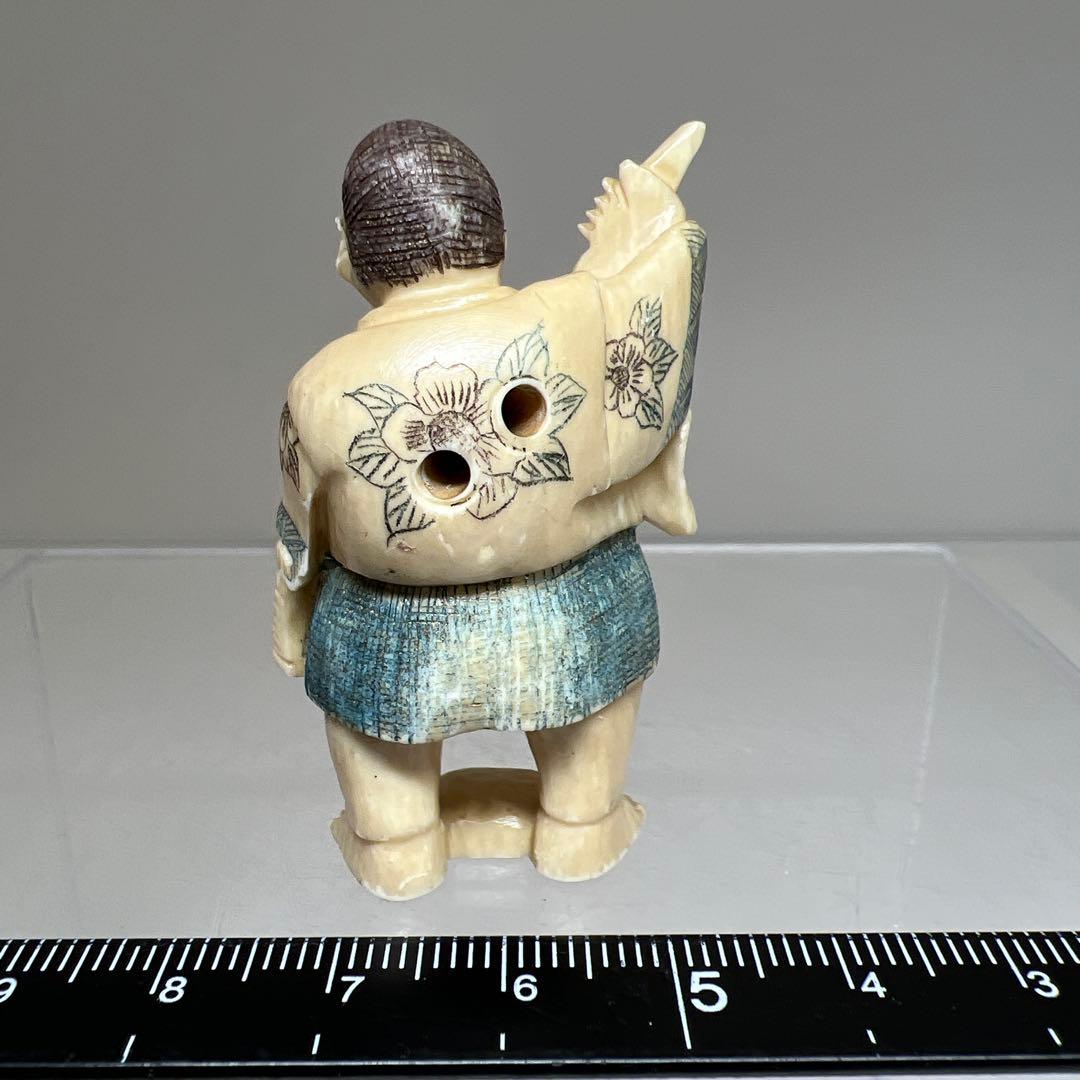 極上人物根付　14g 東Y7-0904ア㉞タニチ