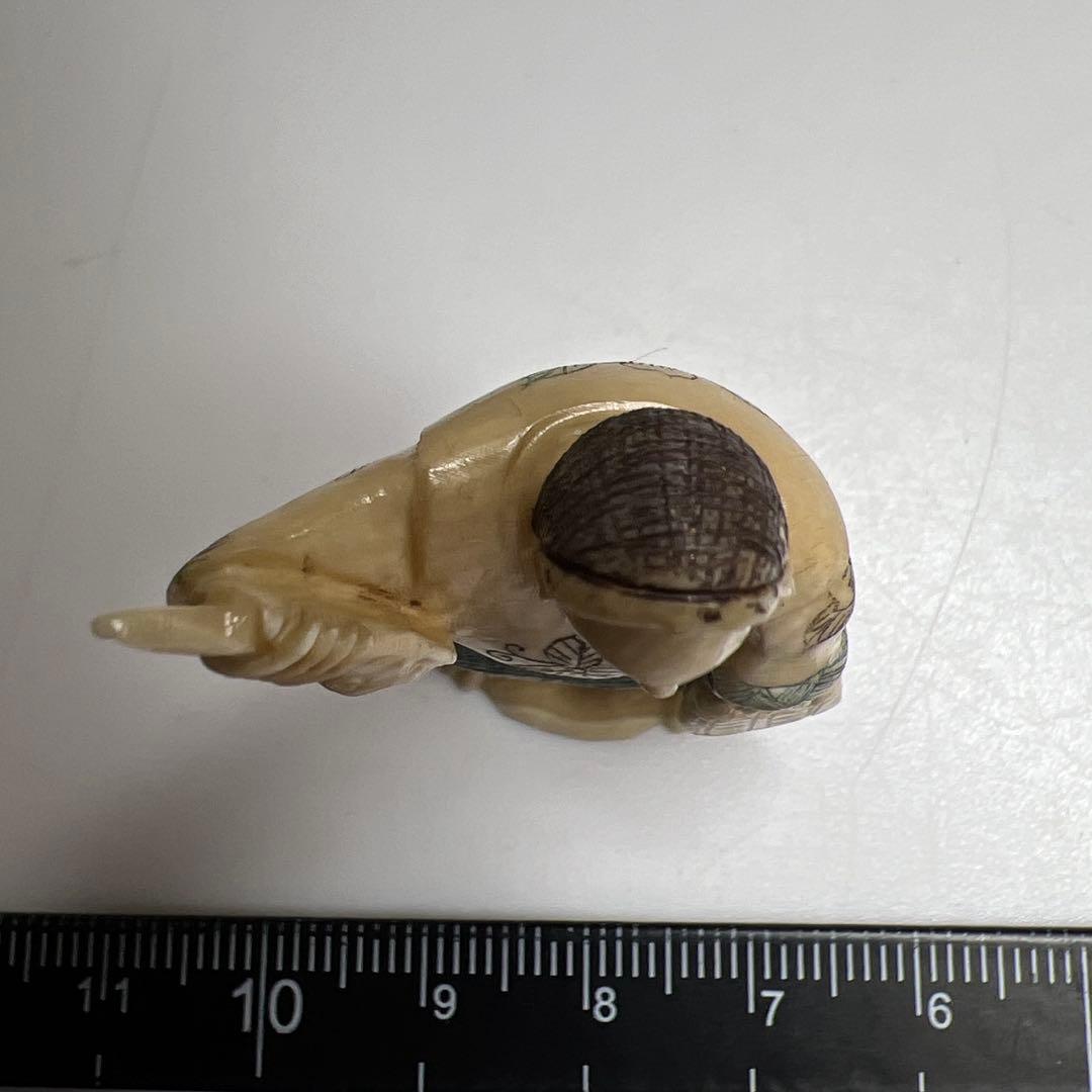 極上人物根付　14g 東Y7-0904ア㉞タニチ