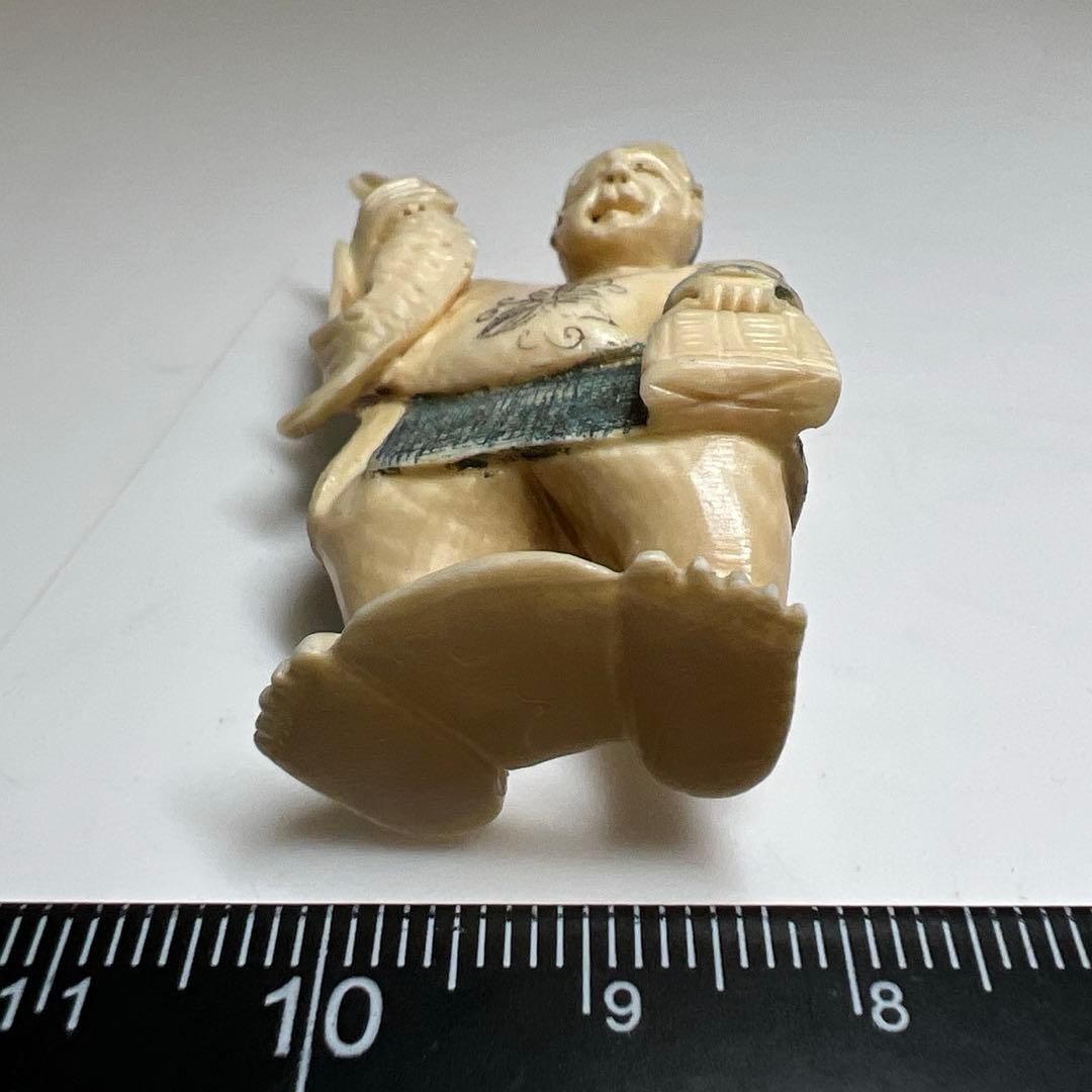 極上人物根付　14g 東Y7-0904ア㉞タニチ