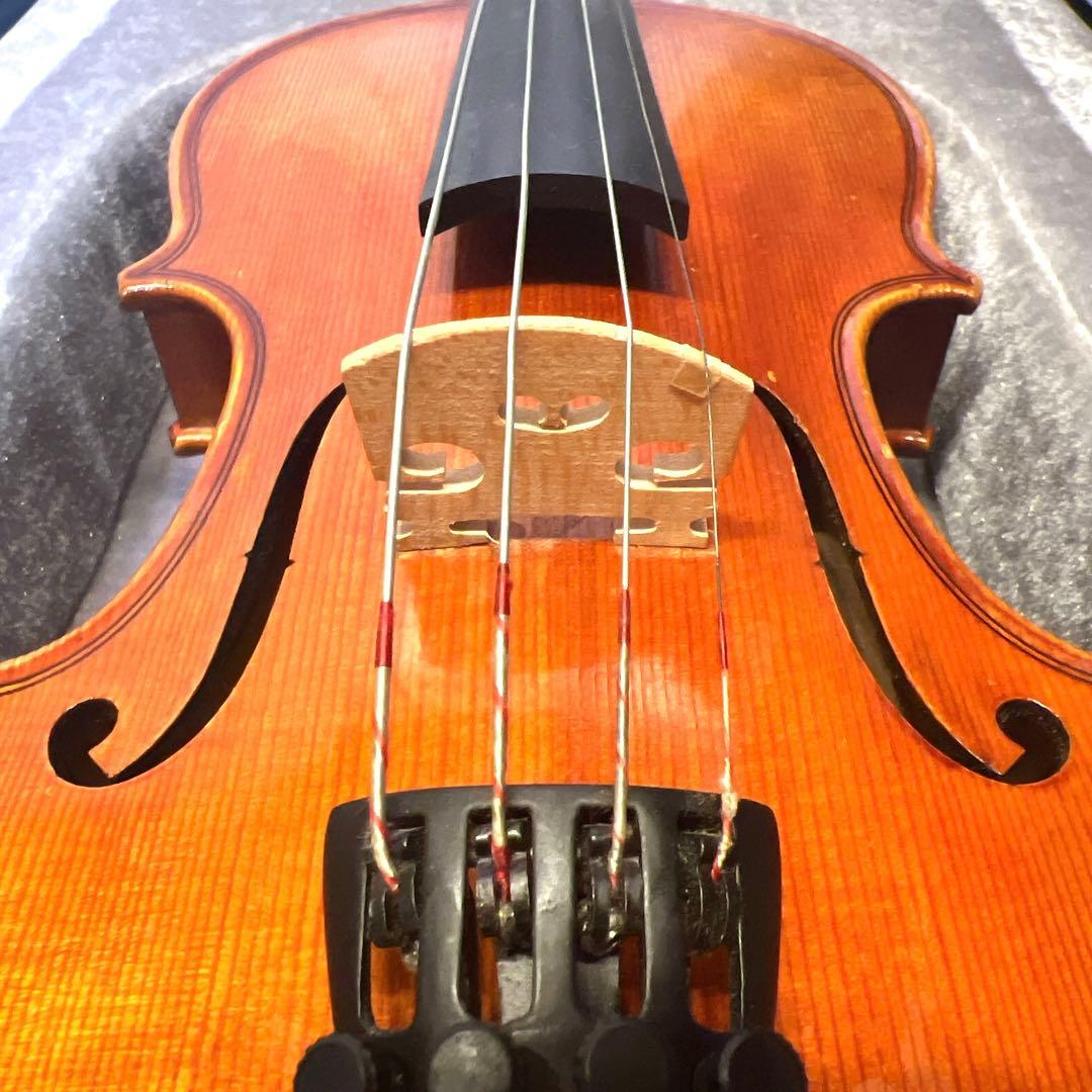 【詳細不明】美虎杢 1/8サイズ バイオリン　原産国不明