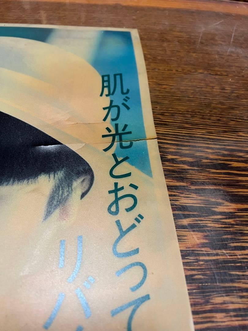 資生堂　リバイタル電飾ポスター2点　山口小夜子