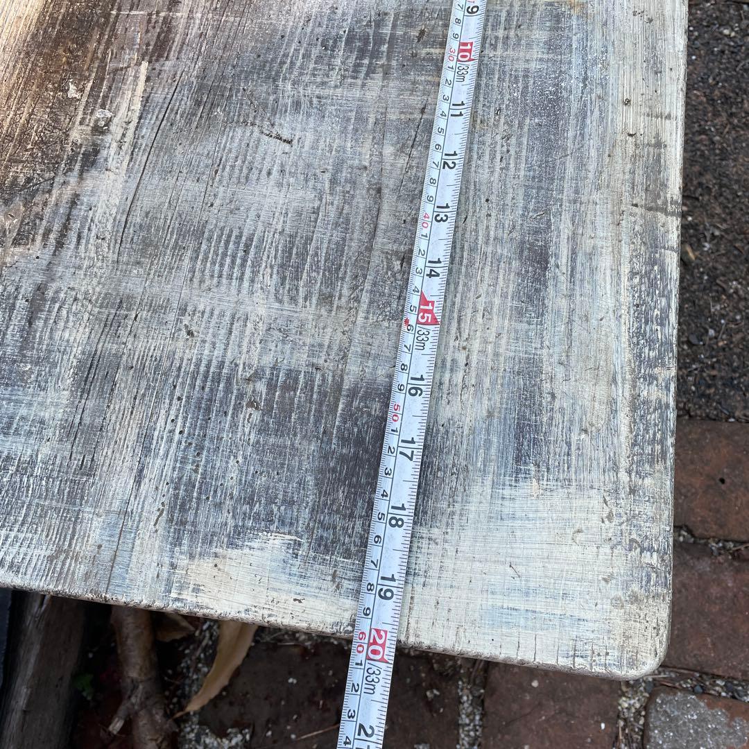 古道具　机　フレンチカントリー風　リメイク　木製　文机