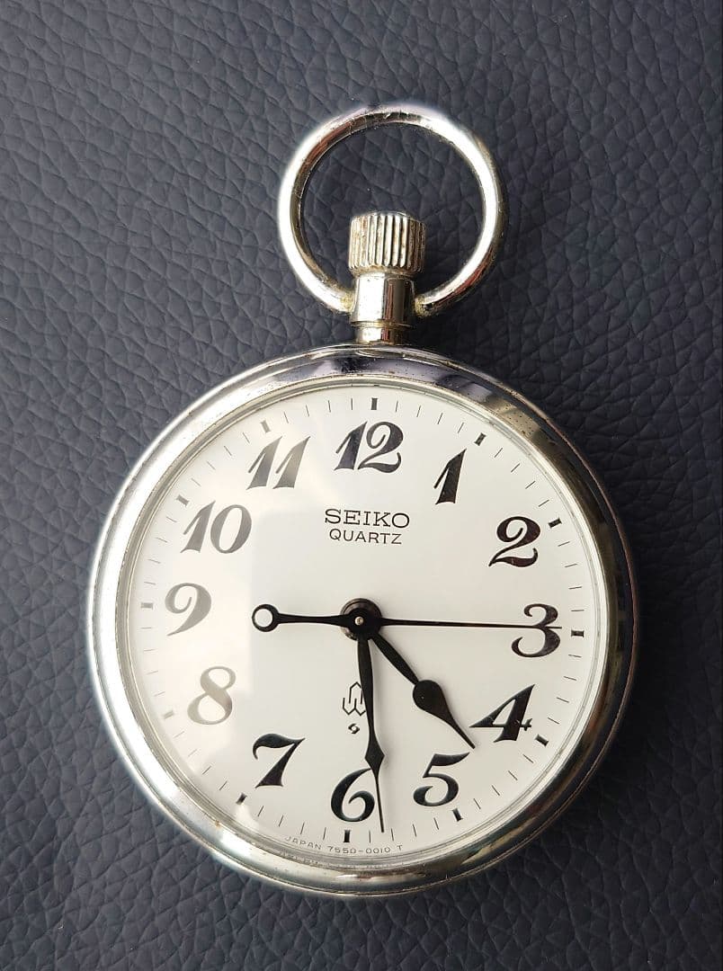 【動輪マーク刻印あり・稼動品】 SEIKO セイコー 鉄道懐中時計 国鉄 JR