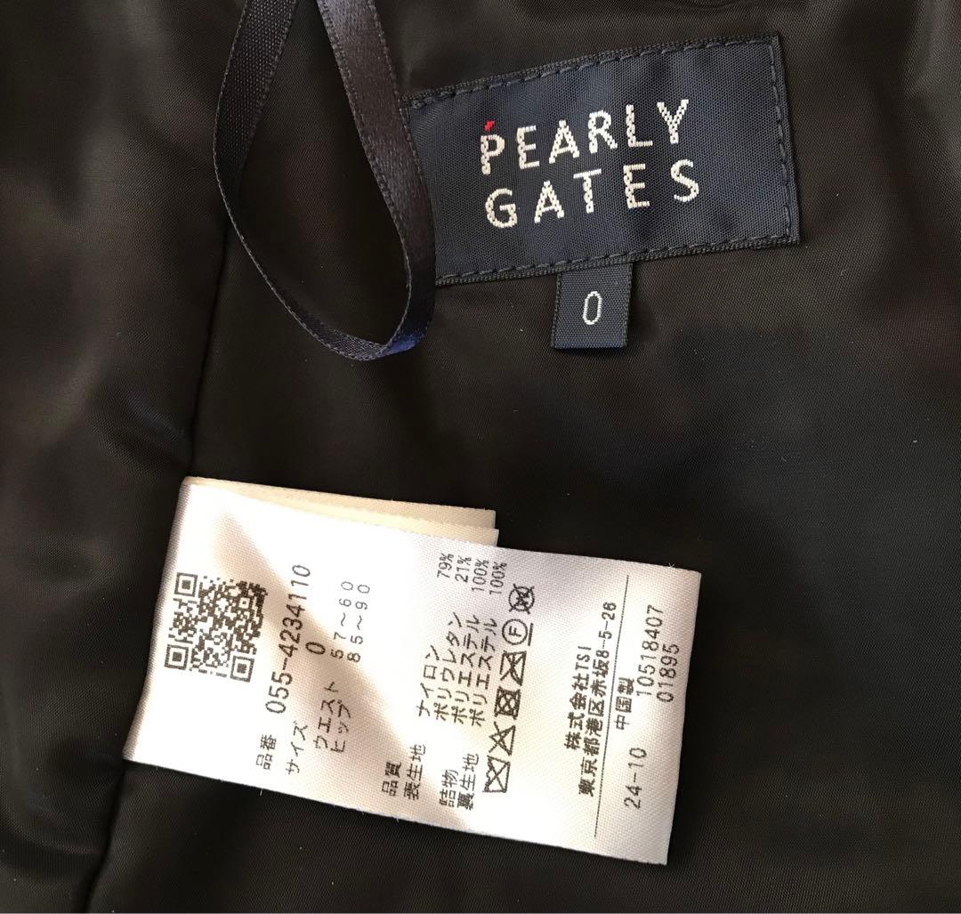 PEARLY GATES ゴルフスカート 中綿　星柄 サイズ0 極美品
