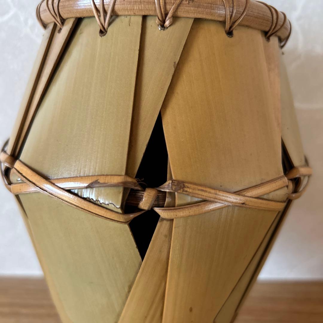 竹阿弥　籠匠　掛花入　茶道具　花入　花籠