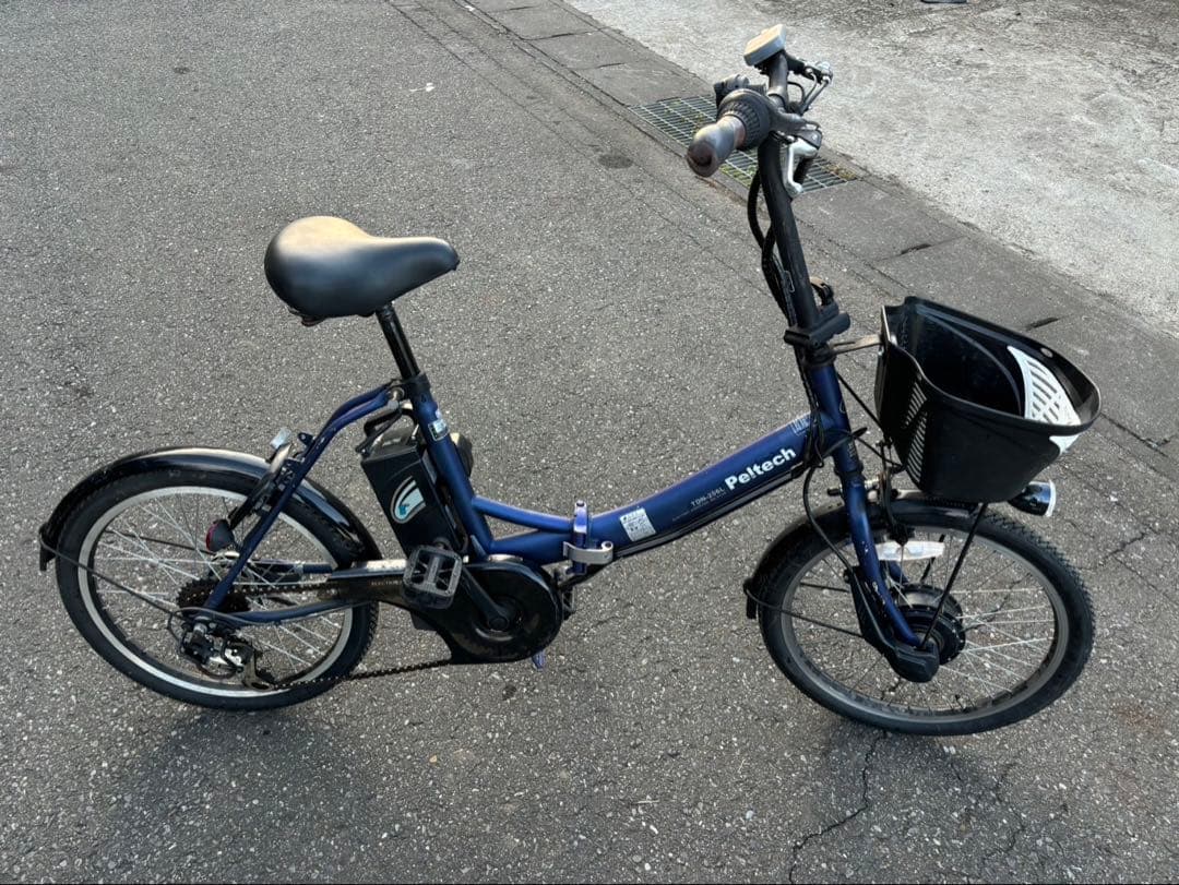 折りたたみ電動アシスト自転車 Peltech