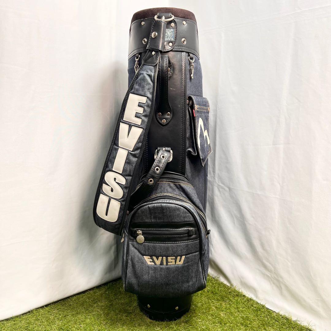 EVISU エヴィス デニム キャディバッグ フード付 美品