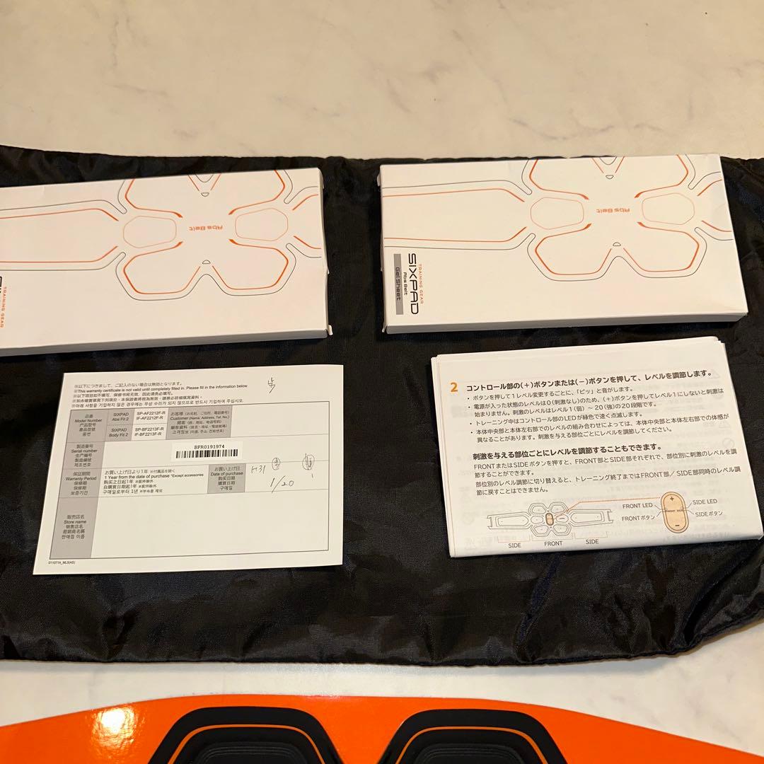 six pad abs belt Sサイズ