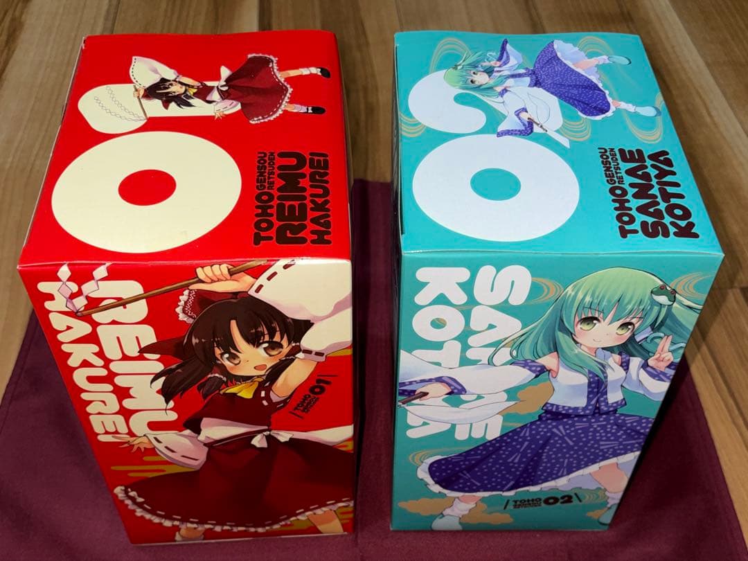 【新品未開封】 東方幻想列伝 博麗霊夢 東風谷早苗 とらのあな フィギュア 2種