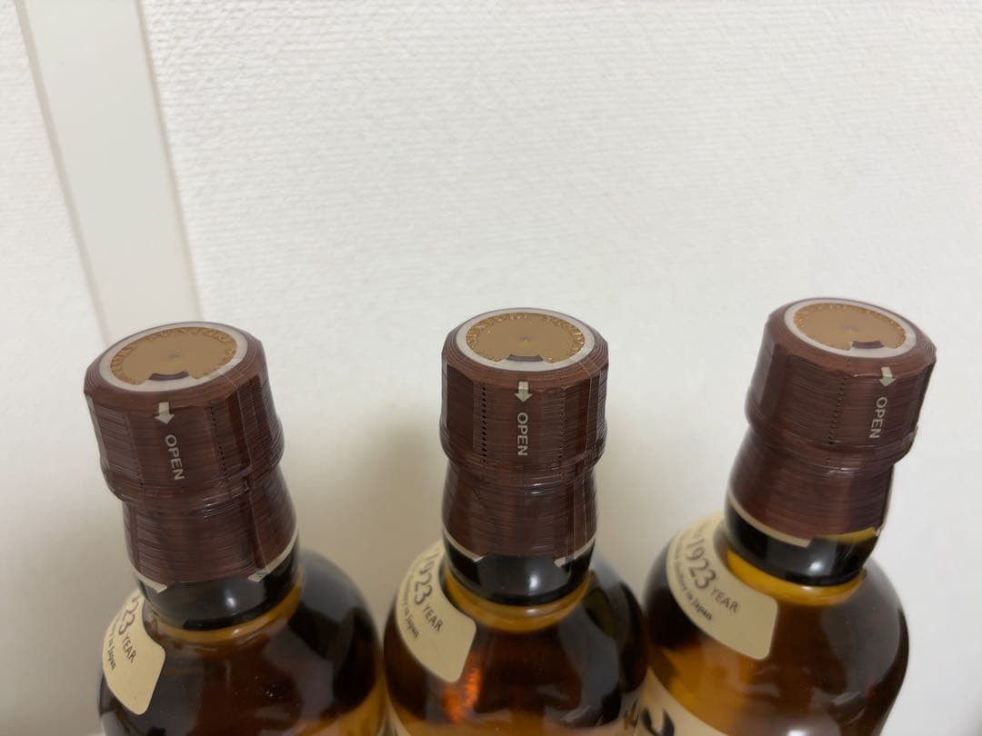 未開封　山崎 シングルモルトウイスキー 180ml 3本セット