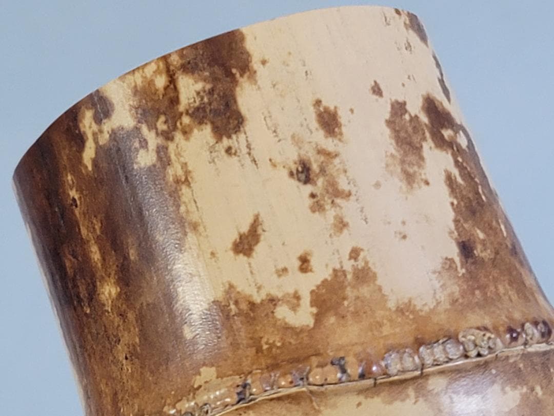 茶道具 竹蓋置 一双 大徳寺 書付 美品 DT474