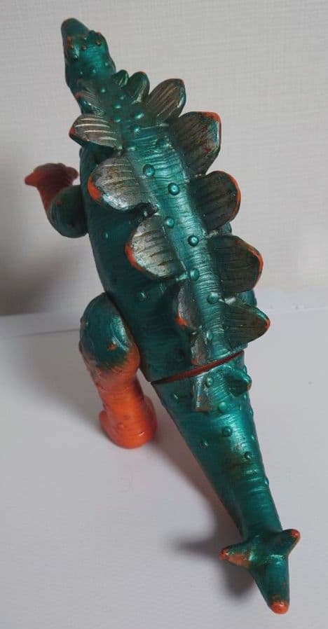 s*r様 パチモン怪獣ソフビ 恐竜ステゴサウルス 1970年頃 当時物 世界的希