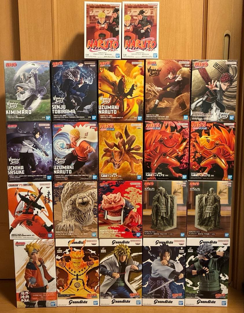 NARUTOフィギュア　ナルト　サスケ　イタチ　火影　クラマ　守鶴　マダラ　柱間
