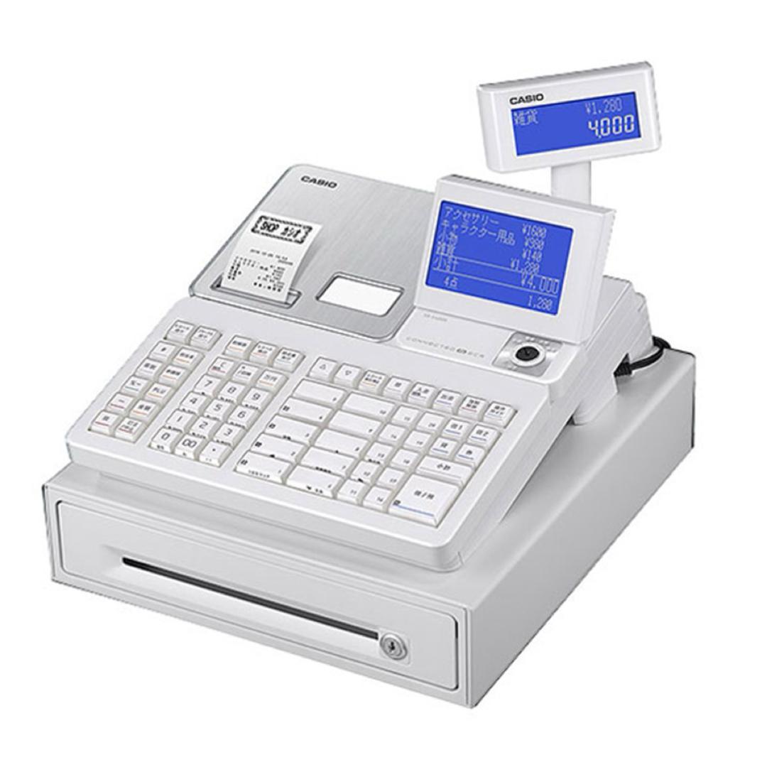 未使用展示品 CASIO レジスター SR-S4000-20SWE 通電確認済