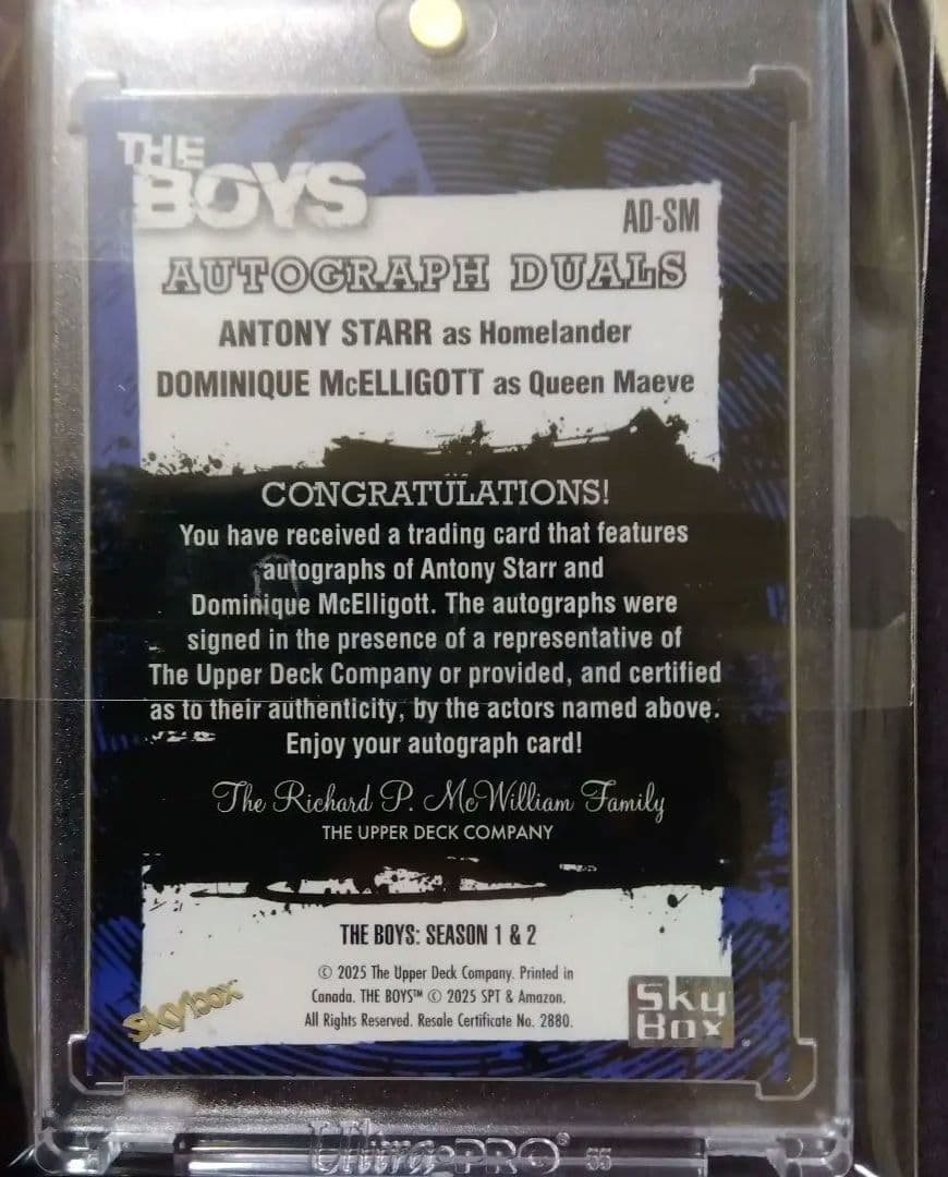 THE BOYS ザ・ボーズ　ホームランダー クイーンメイヴ　サイン