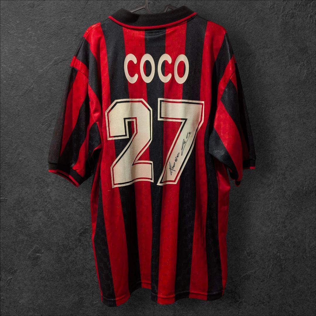 正規品 ACミラン ユニ フランチェスコ・ココ 直筆サイン Lotto イタリア