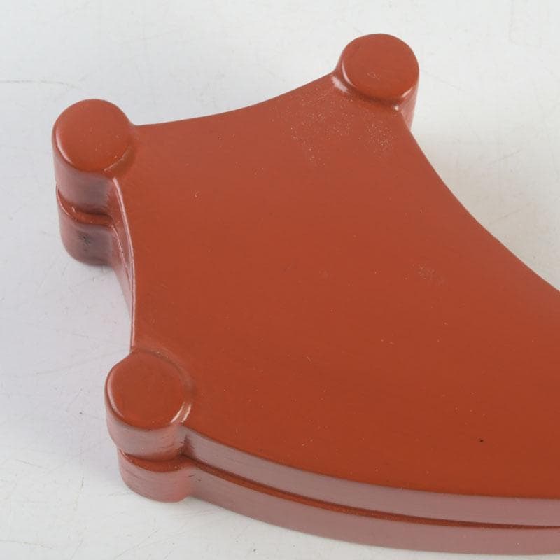 茶道具　塗師　橋口宗榮作　朱塗　丁字香合　共箱　V　9332