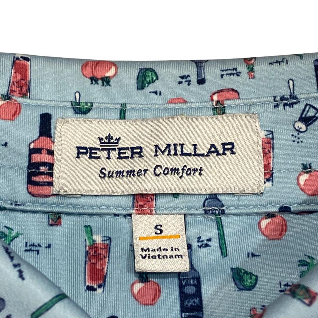 ピーターミラー×スコッティキャメロン ストレッチ ポロシャツ S ブルー系