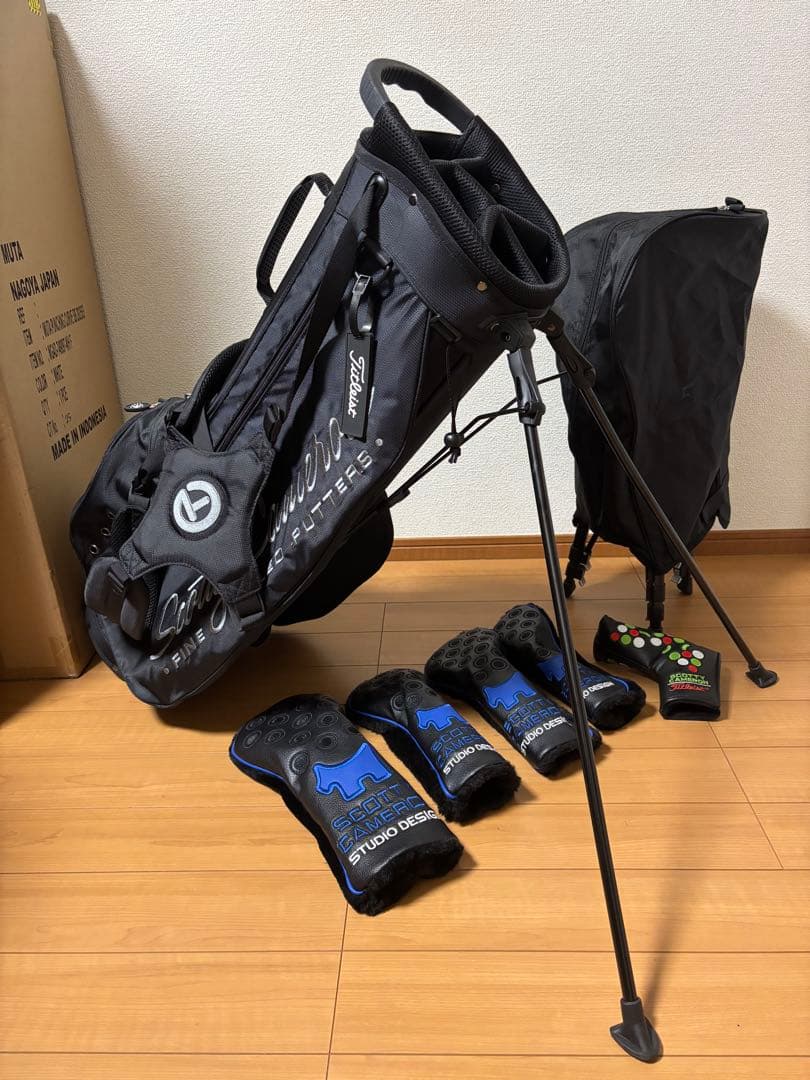 スコッティキャメロン キャディバック UT.PTヘッドカバー フード付き 美品