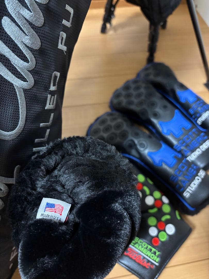 スコッティキャメロン キャディバック UT.PTヘッドカバー フード付き 美品