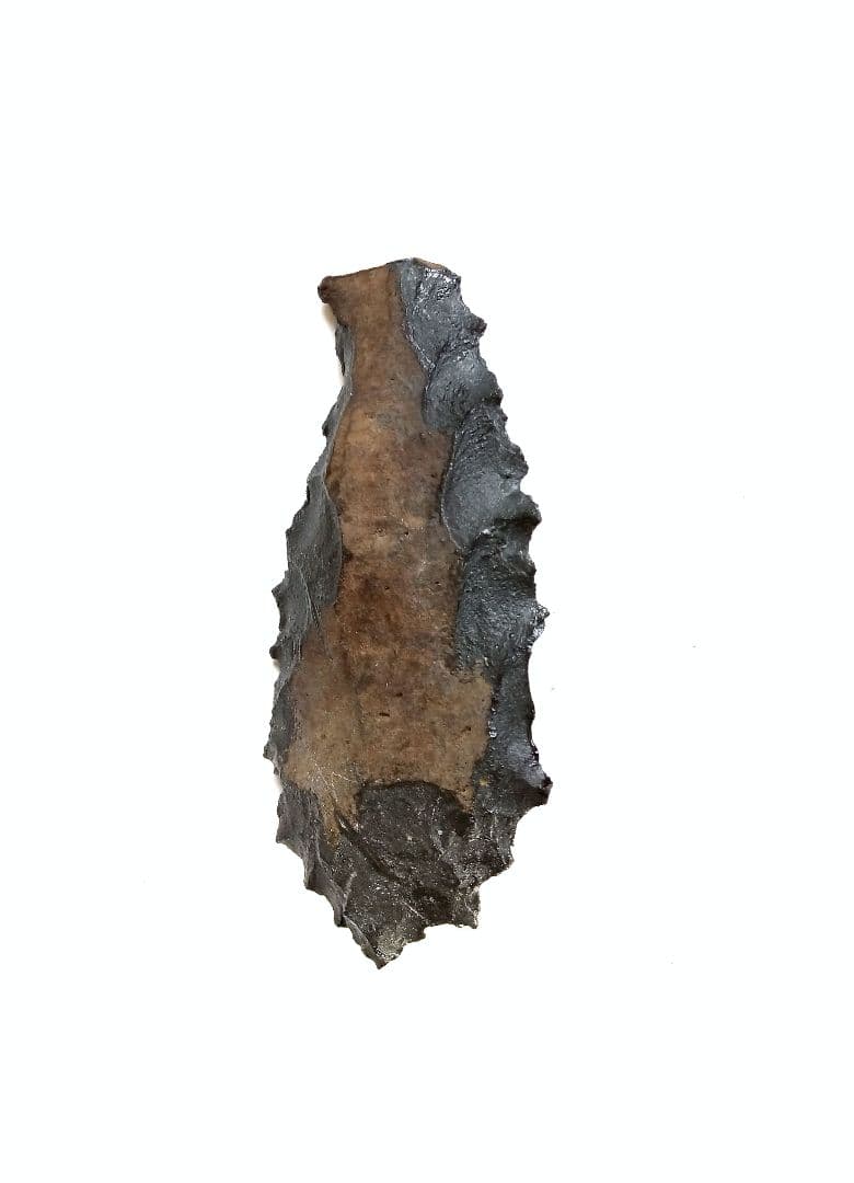 握り斧 サヌカイト 石器 394 原始時代模写