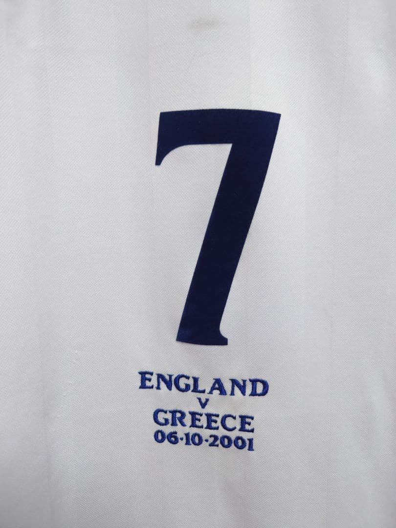 UMBRO　2001 イングランド　ベッカム　2001.6.10 Greece