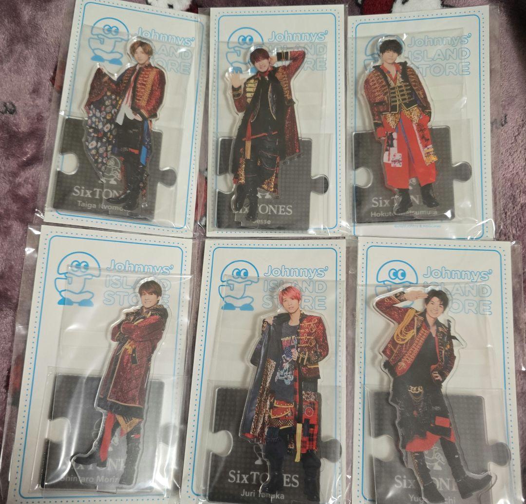 ジャニーズアイランドストア'20夏SixTONES アクリルスタンド 6個セット