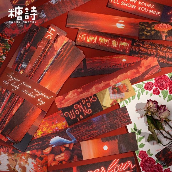 フォロワー様限定149★リアルマテリアル  スティック ステッカー 8種類セット