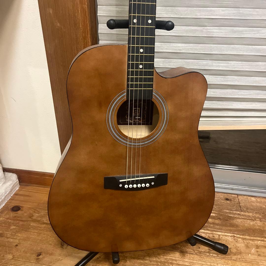 アコースティックギター ブラウン