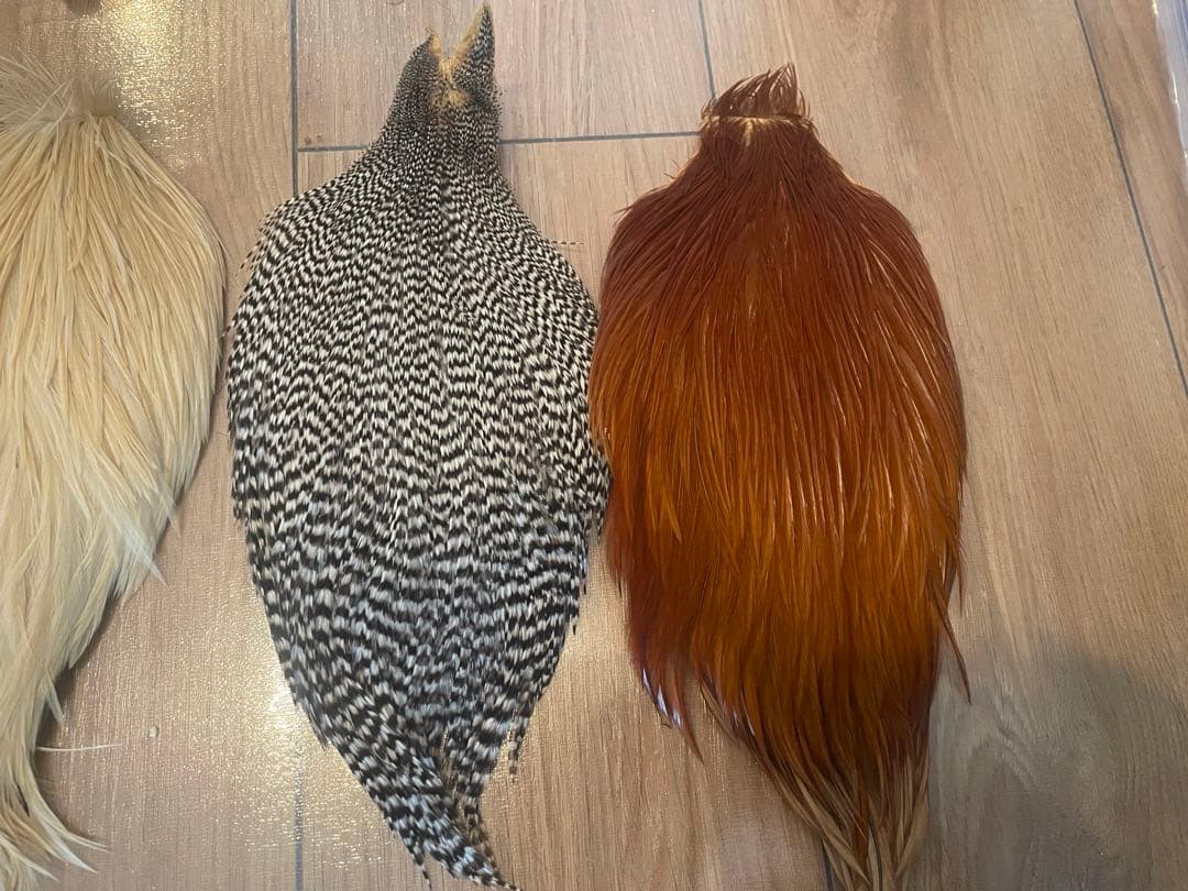 三歩フライフィッシング　フライタイイングマテリアルセット　定番色ハックル含