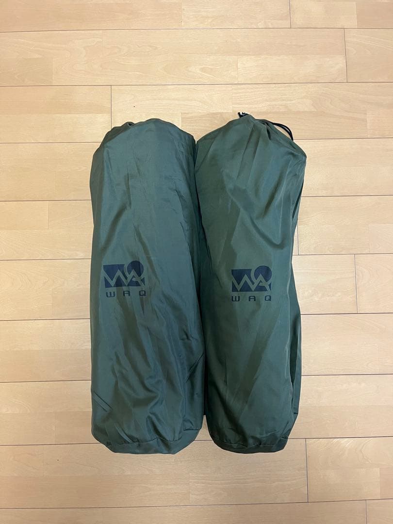 WAQ インフレータブルマット 8cm オリーブ