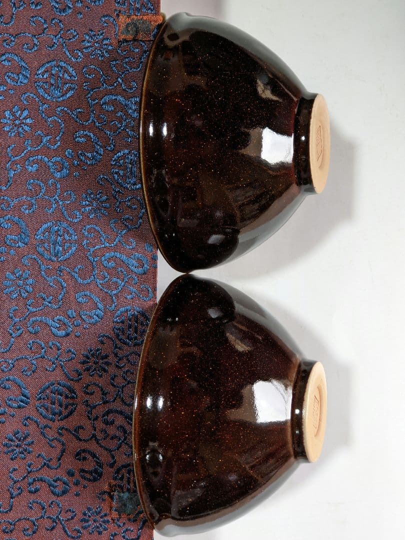 ♦中国 多彩灑金釉 抹茶碗 結晶釉 茶道具 アンティーク 骨董品 レクション