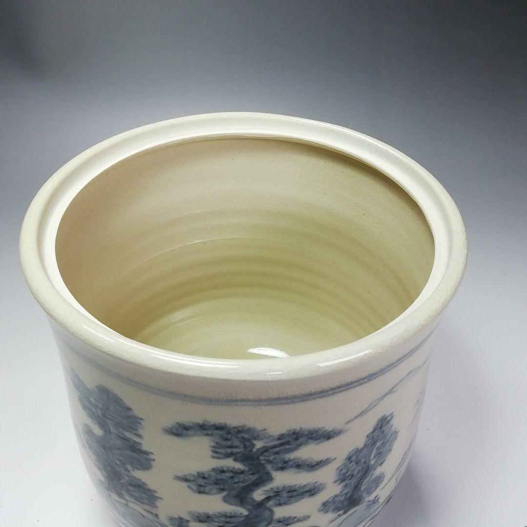 Ｓ２９３　水指　『山水水指』『神三良造』　共箱　茶道具