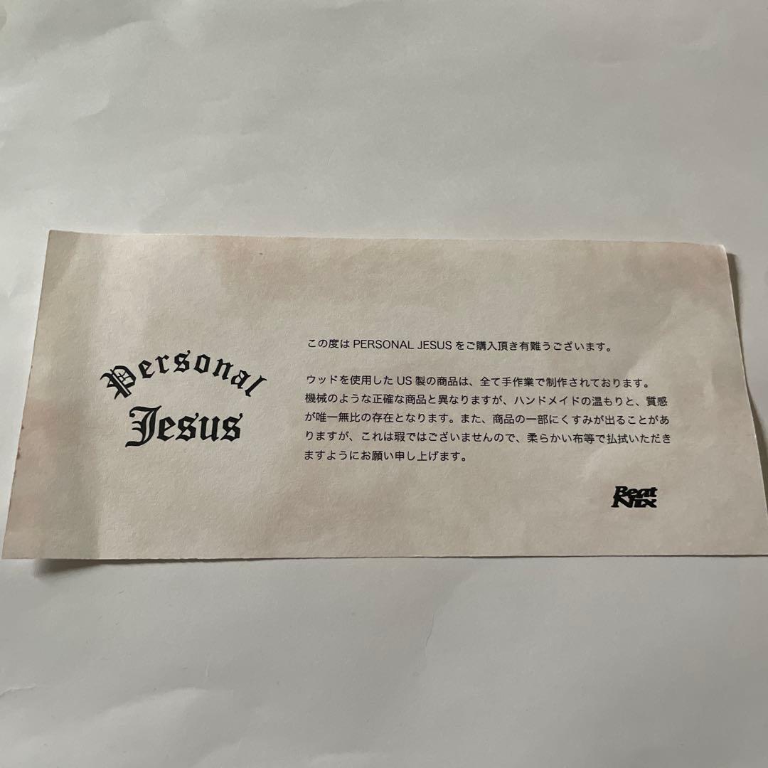 氷室京介　Personal Jesus ウッドクロス ペンダントネックレス